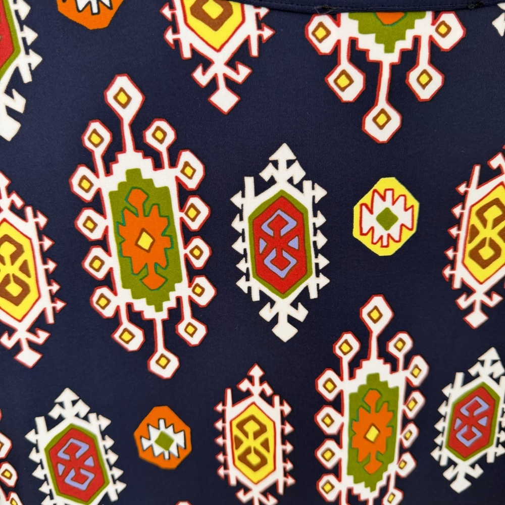 JUDE CONNALLY Ella Shift Dress Jude Cloth Nylon Spandex in Geometric Medallion - Picture 4 of 5